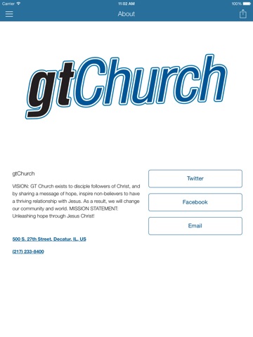 gtChurch for iPad screenshot 2