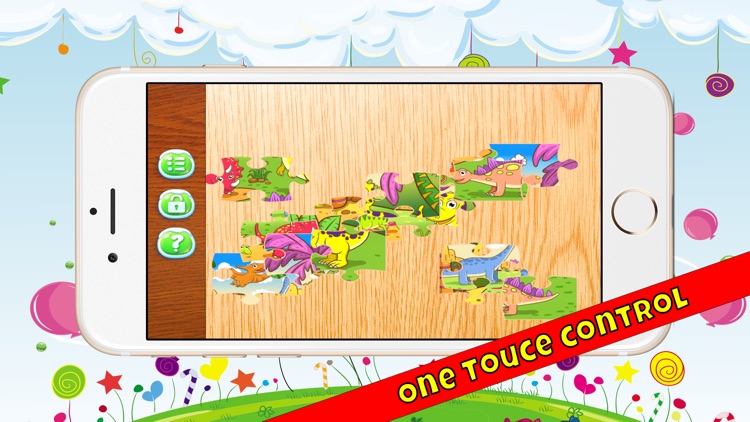 Dino Puzzles Jigsaw Jurassic Pre-K 4 Year Old Game