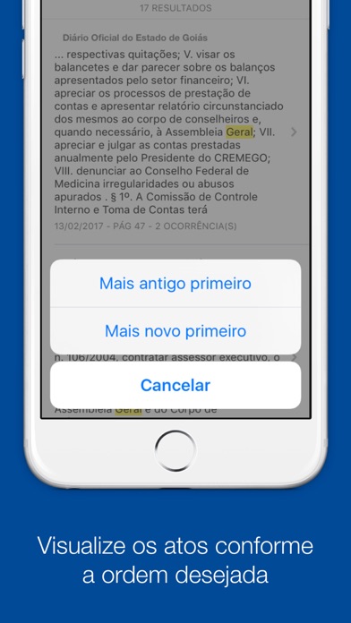How to cancel & delete ABC - DIÁRIO OFICIAL DO ESTADO DE GOIÁS from iphone & ipad 3