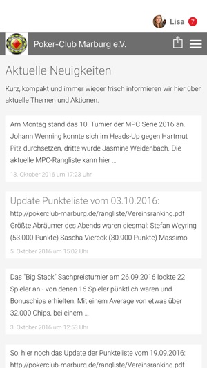Poker-Club Marburg e.V.(圖1)-速報App