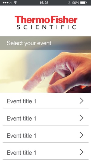 Thermo Fisher Scientific Event App