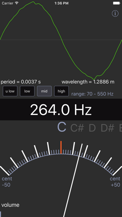 Sound Analysis Oscilloscope Screenshot 2
