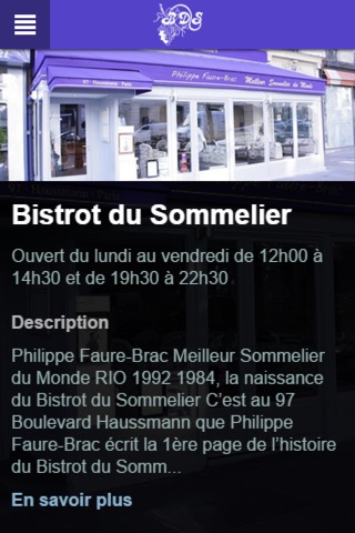 Bistrot du Sommelier screenshot 2