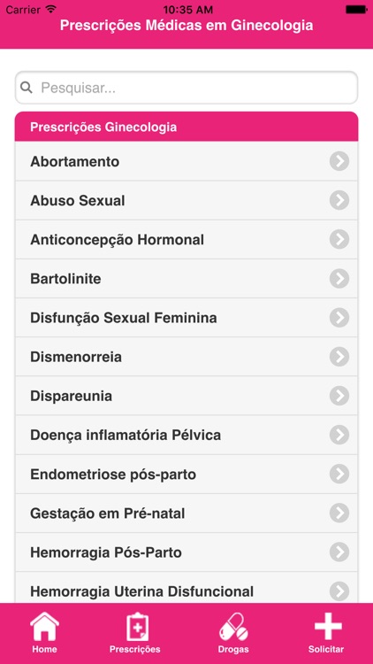 Prescrições Médicas em Ginecologia
