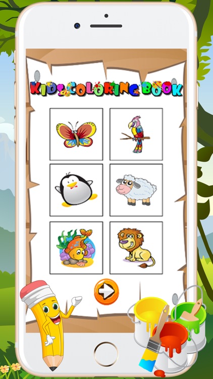 Kids Coloring Book Cute Animal screenshot-4