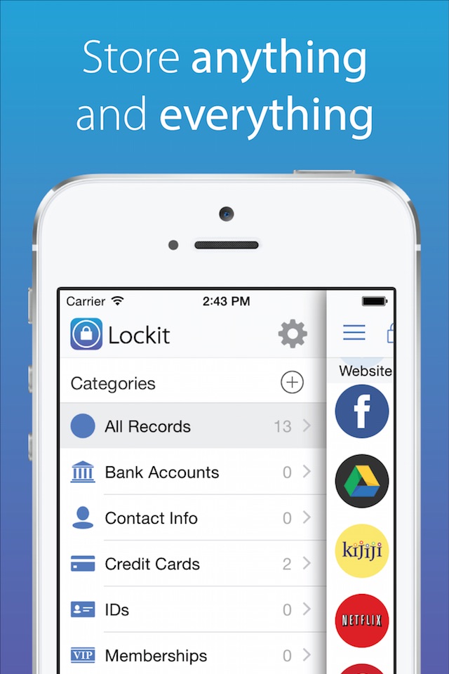 Lockit Secure Password Manager screenshot 3