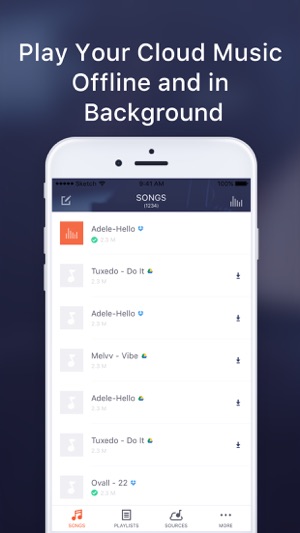 Cloud Music Player -Play Offline & Backg