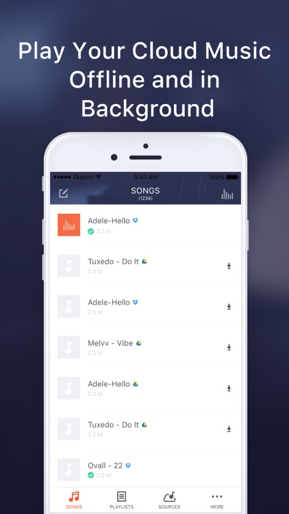 Cloud Music Player -Play Offline & Background