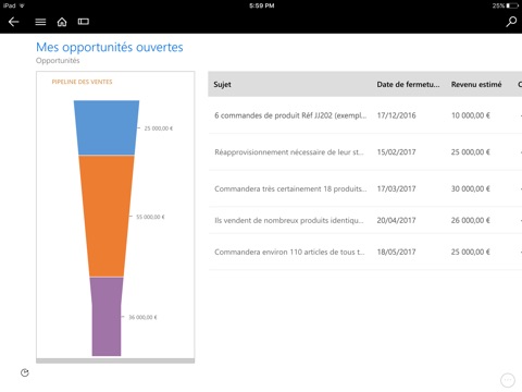 Microsoft Dynamics 365 for BlackBerry screenshot 2