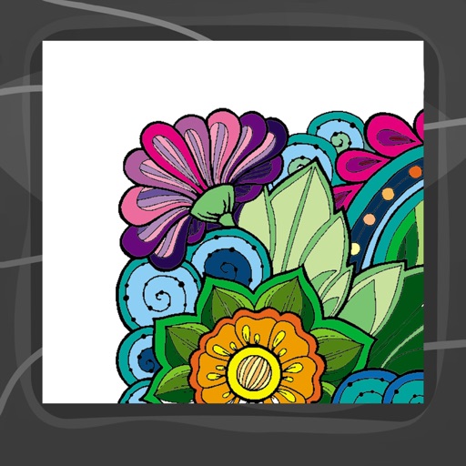Mandala Coloring Book App icon