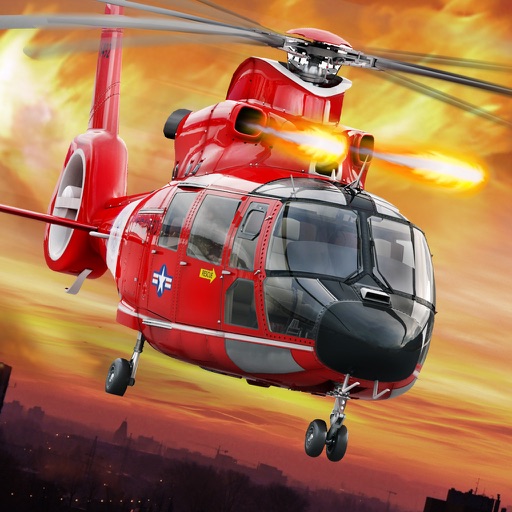 Helicopter Street Shooting -3D Helicopter Shooting icon