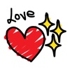 Love Stickers - Hand Drawn Sticker Pack
