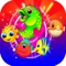 Matching game fishes  colorful five kinds of exciting players to enjoy