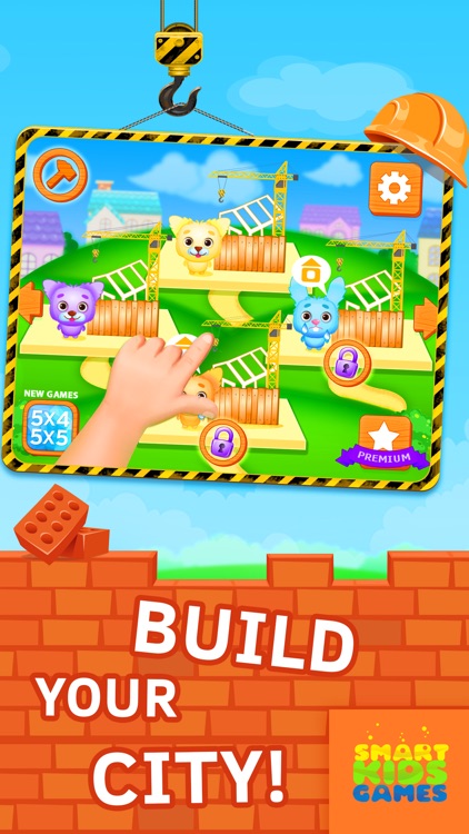 Building construction games for kids