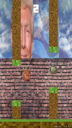 Flappy Trump - a flying Trump Game(圖2)-速報App