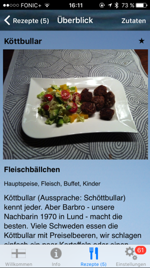 Köttbullar - Die Koch-App für das iPhone(圖4)-速報App