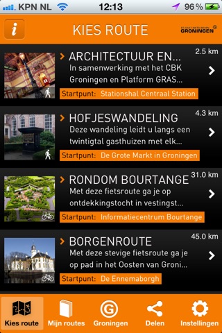 Groningen Routes screenshot 2