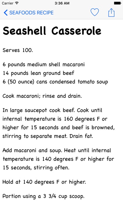 Seafoods Recipe