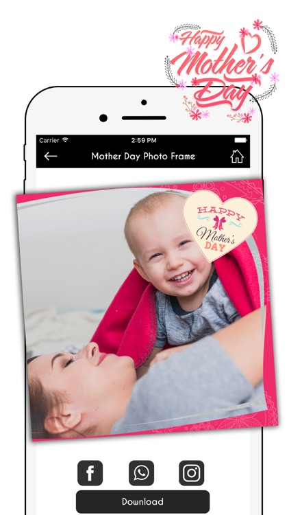 Happy Mother's Day Photo Frame screenshot-3