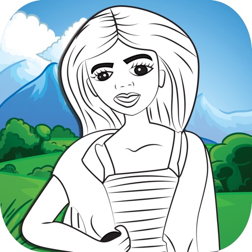 My Book Coloring Pages For Girls Edition Icon