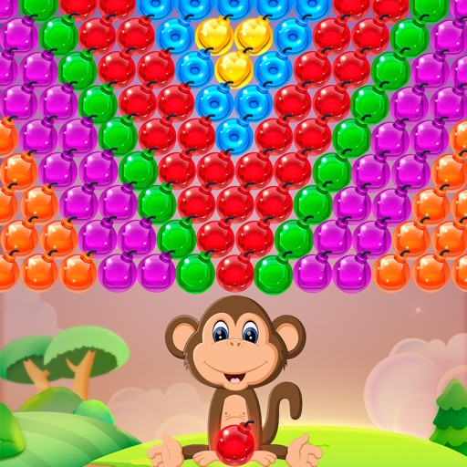 Crazy Monkey Bubble Bomb Icon