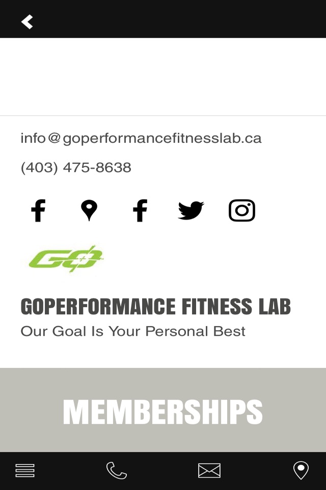 GoPerformance screenshot 2