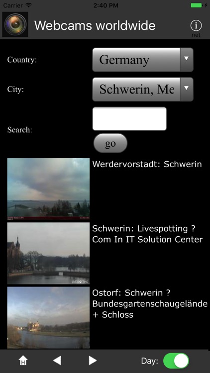 Webcams worldwide