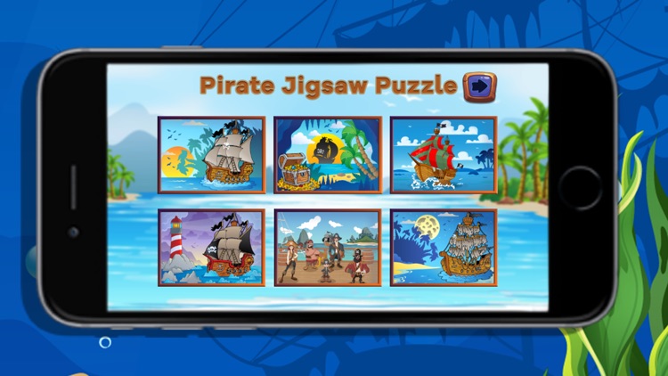 Pirate Jigsaw Puzzles Games for boys