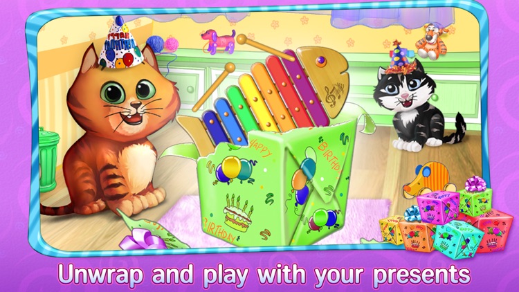 Kitty Cat Birthday Surprise: Care, Dress Up & Play screenshot-4