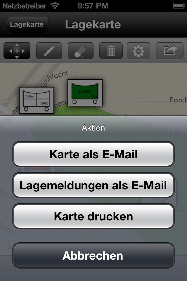 Mobile-Lagekarte for iPhone screenshot 4