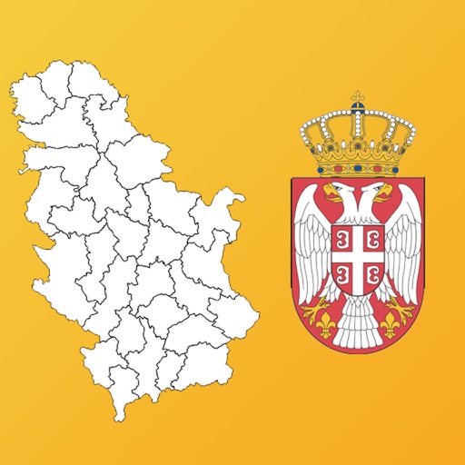 Serbia Districts Maps and Flags iOS App