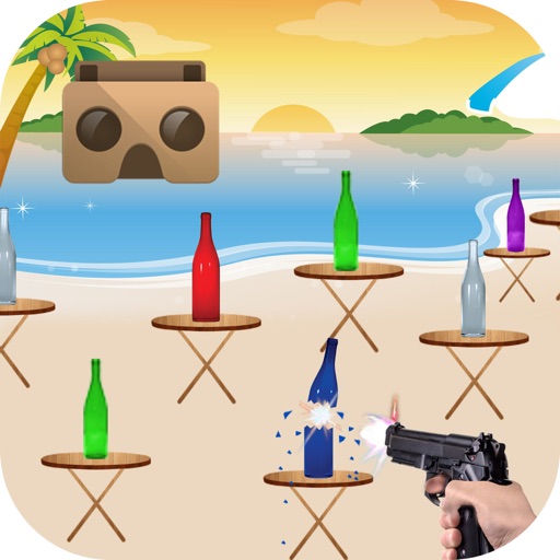 VR Bottle Shoot Simulator For Google Cardboard Icon