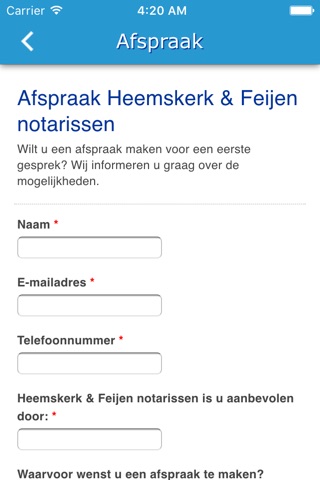 Heemskerk & Feijen notarissen screenshot 3