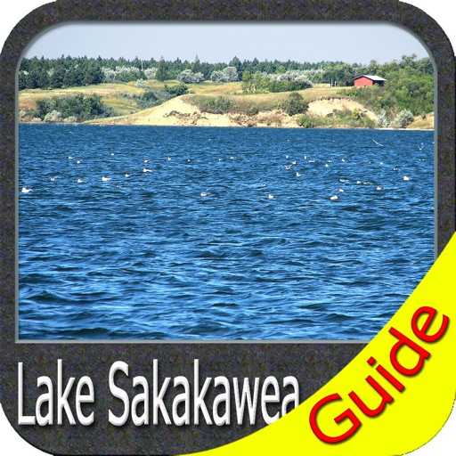 Lake Sakakawea North Dakota charts fishing maps
