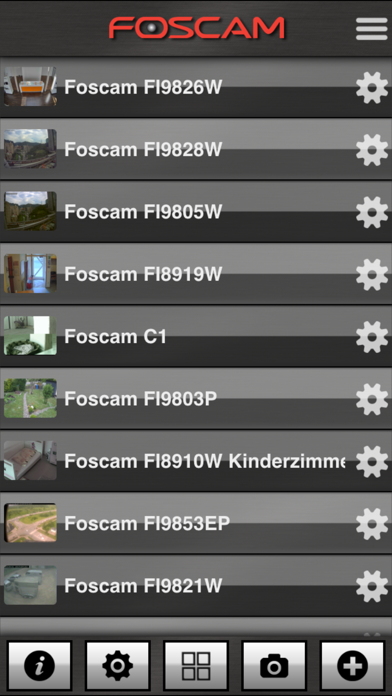 Multi Foscam FC - mobile ip camera surveillance studio Screenshot 3