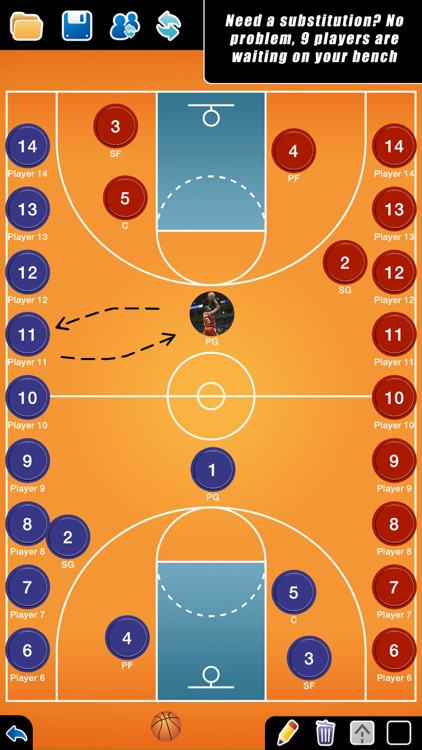 Coach Tactical Board for Basketball