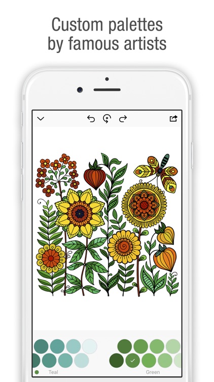 Tap & Color - Coloring book for adults & kids screenshot-3