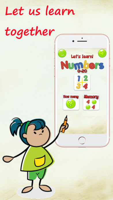 How to cancel & delete Let's learn! Numbers - count from 1 to 20 from iphone & ipad 1