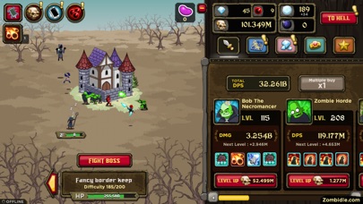 Zombidle Hack screenshot 5 - game app interface