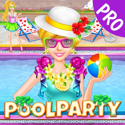 Let's Go Pool Party Celebration icon