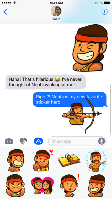 How to cancel & delete LDS Stickers: “I, Nephi” from iphone & ipad 1