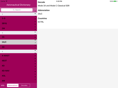 Aeronautical Dictionary screenshot 2