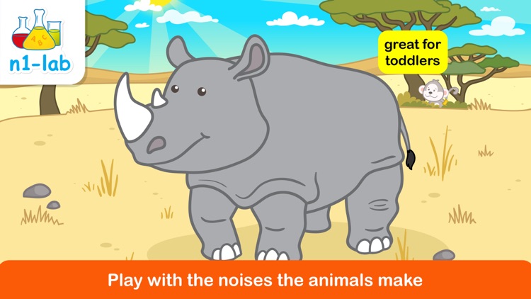 Nano Bear Savannah animals sound game for babies