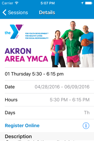 Akron YMCA screenshot 4