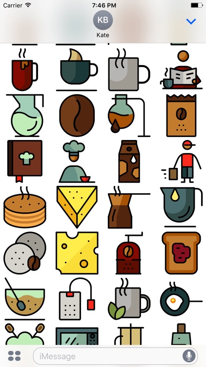 BreakfastMoji - Morning Stickers screenshot-3