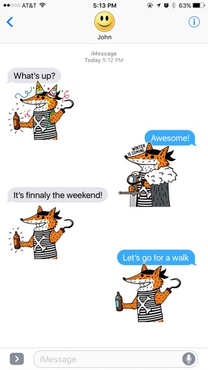 Brave Fox Pirate Stickers(圖3)-速報App