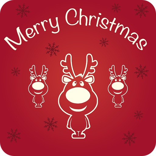 Merry Christmas Greeting Cards-Share ur Happiness Icon