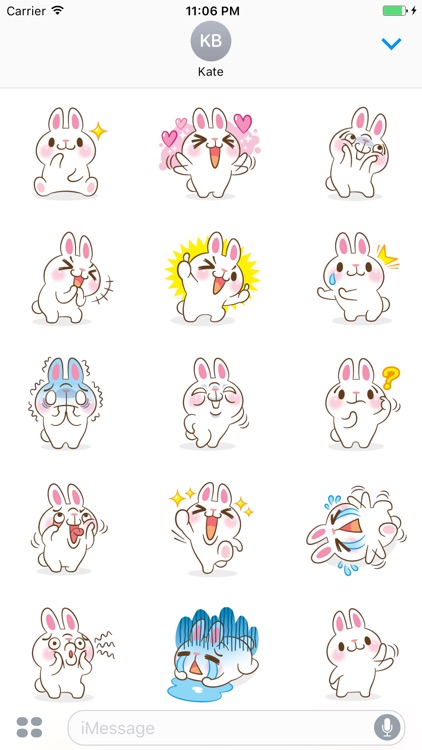 Quinsy The Funny Little Bunny Stickers