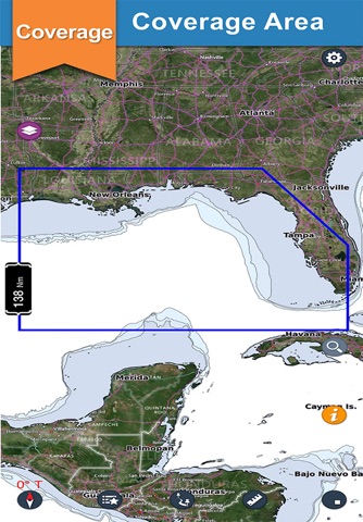 Florida Keys to Texas charts screenshot 2