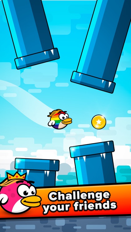 Flappy Winter Bird - Swing your tiny flappy wings! screenshot-3